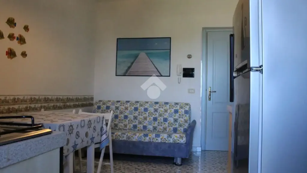 Köök - Bilocale with Sea Access in Diamante
