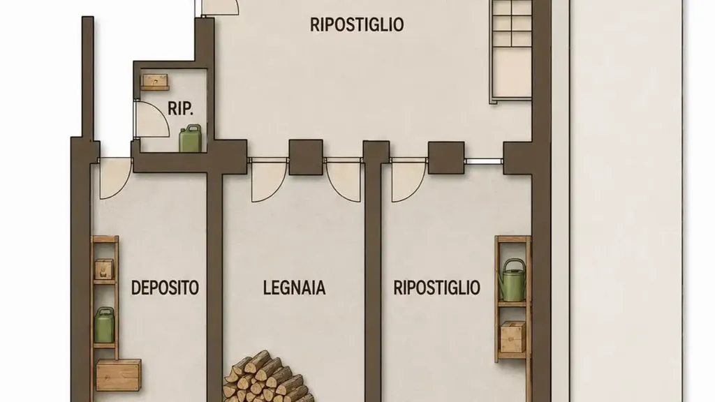Plan - Multi-Level House with Private Garden in Talamona