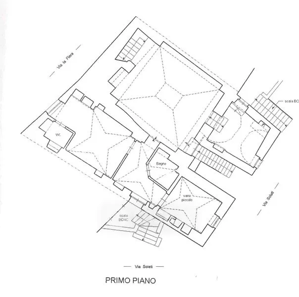 Floor Plan - Historic Palazzo with Panoramic View in Cisternino