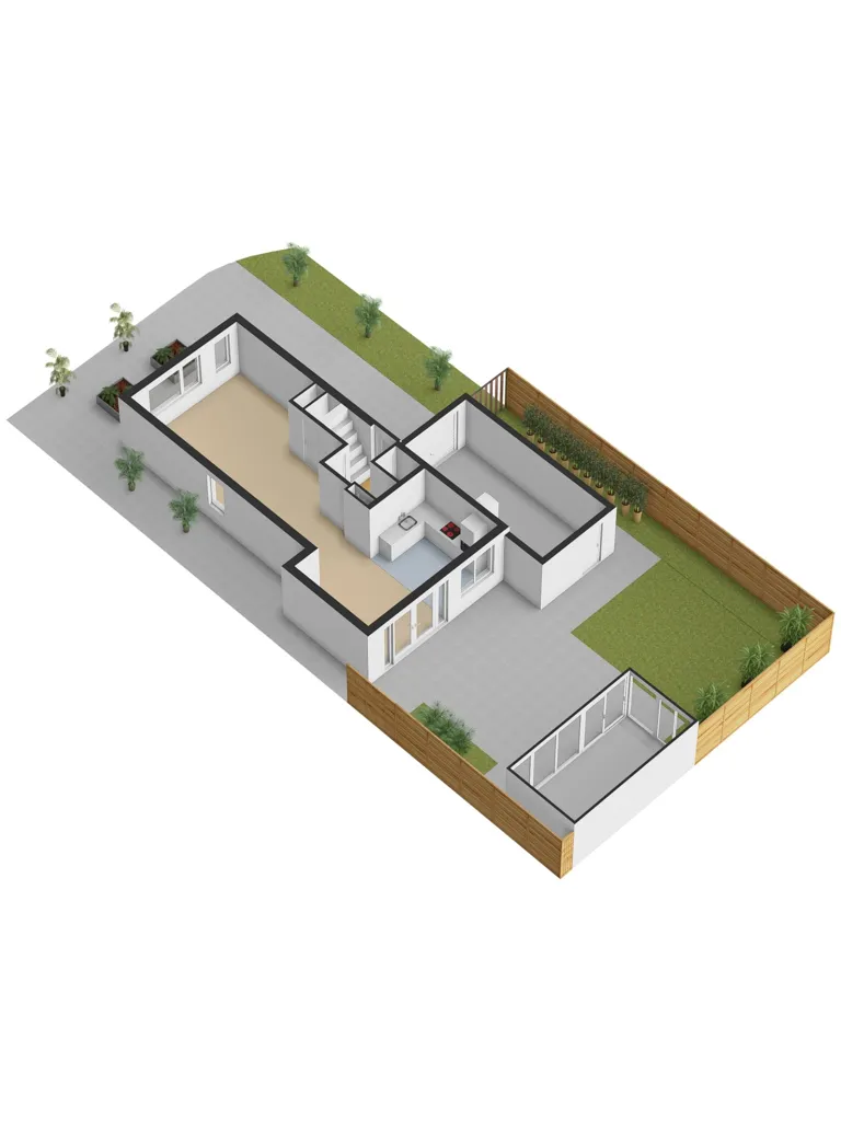 Plaan - Detached House with Garden in De Landmaten