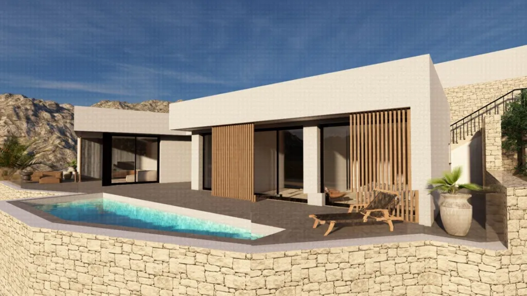 Modern Villa with Mountain Views in Pedreguer