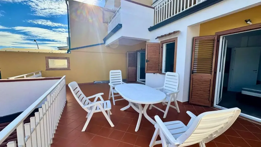 Terrasse - Rustic Bilocale with Mountain View in Scalea