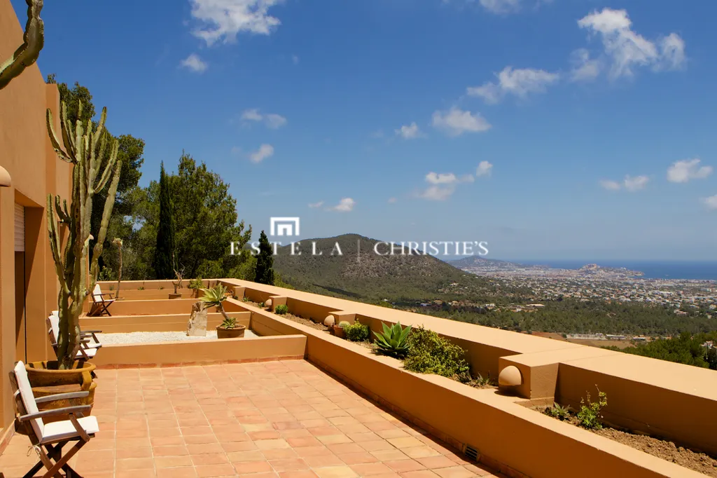 Terrasse - Villa with Panoramic Views between Ibiza and San Jose