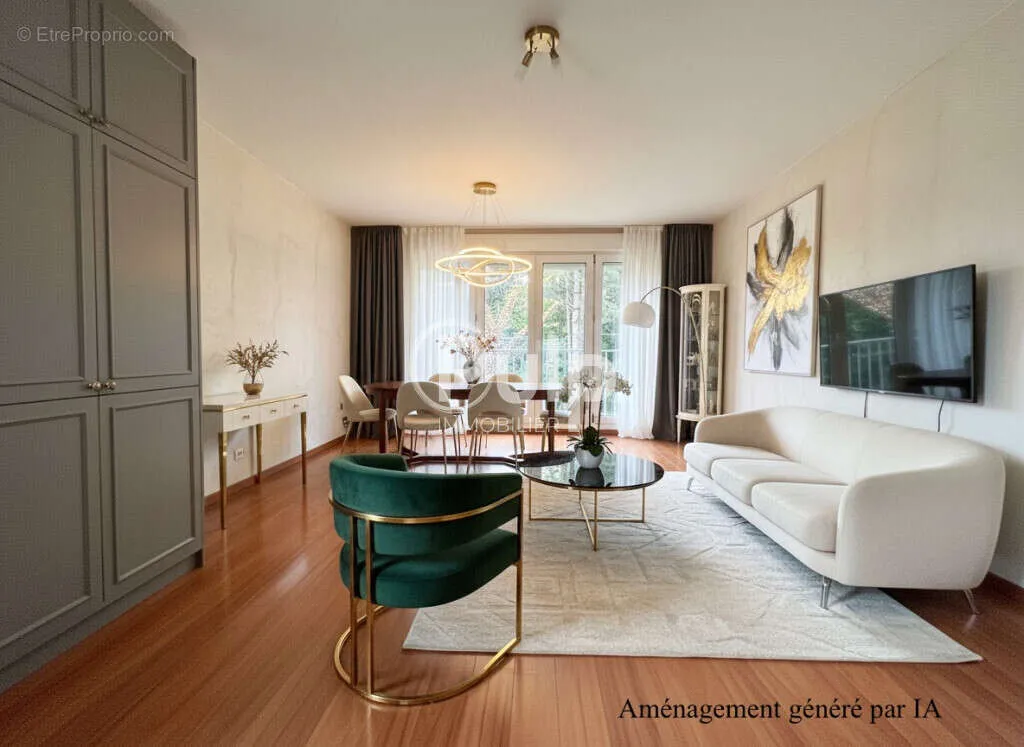 Soggiorno - Bright Apartment with Garage in Bully-les-Mines