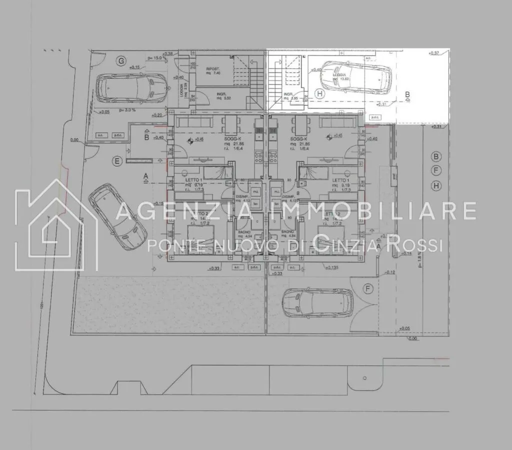 Plaan - Newly Built Apartment with Balcony in Ravenna