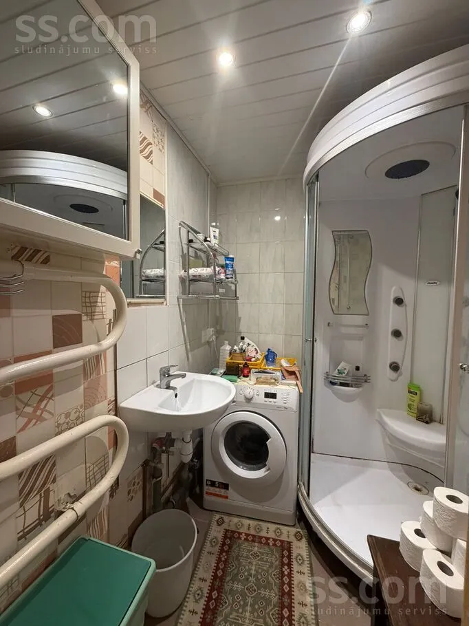 Salles de bain - Renovated Apartment with Balcony in Olaine