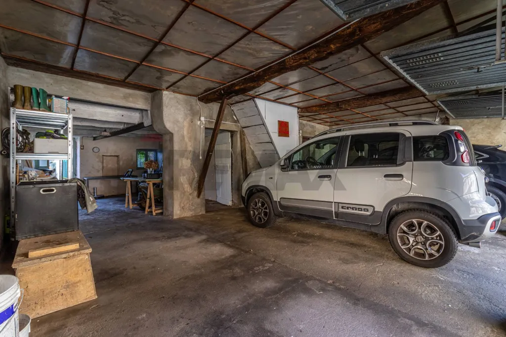 Garage - Triplex Villa with Garden in Occhieppo Superiore