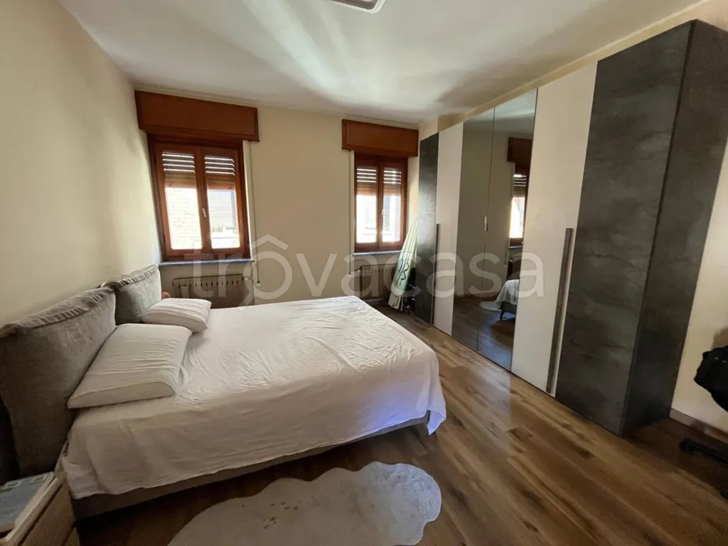 Bedrooms - Rearranged Apartment with Balcony in Galliate