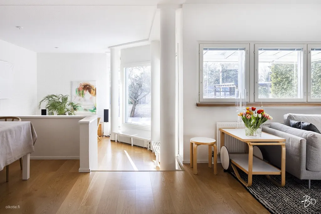 Elutuba - Modernised Apartment with Sea View in Laurinlahti