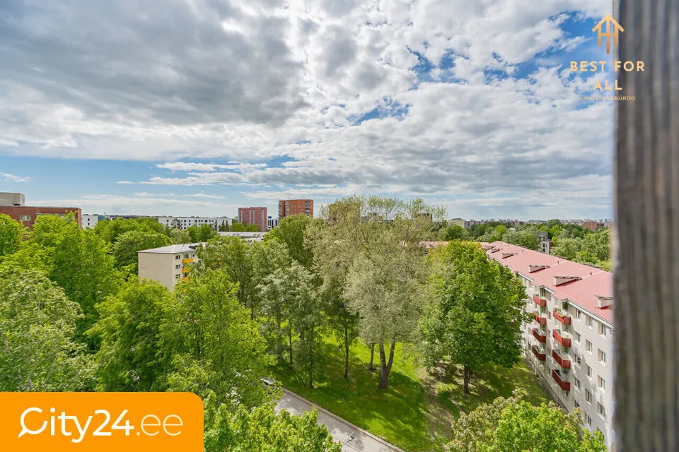 Vue aérienne - Renovated 2-Bedroom Flat with Balcony in Mustamäe