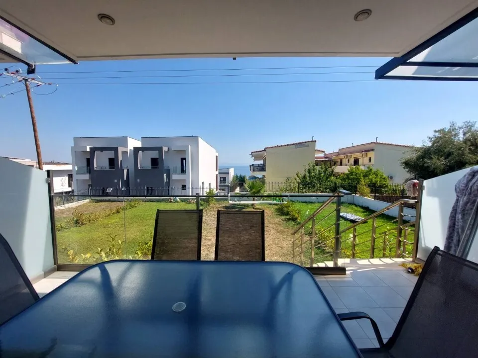 Terrace - Maisonette with Sea View in Kassandra, Chalkidiki