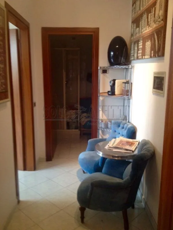 Hallway - Modern Office with Balcony in Viale Ennio