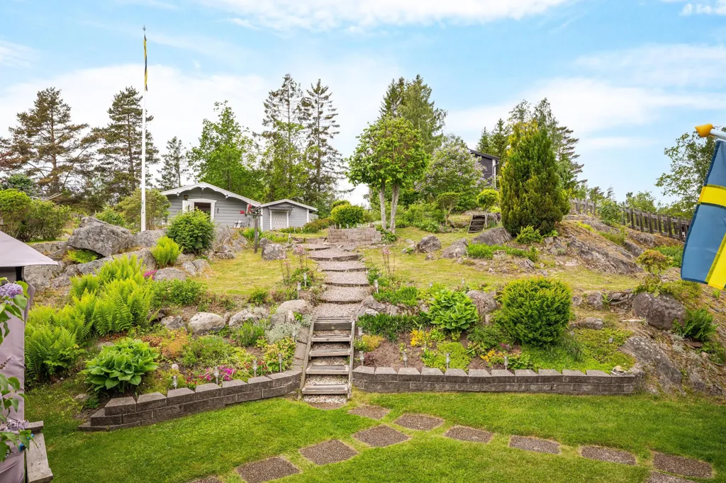 Aed - Cottage with Garden and Sea View in Uttervik