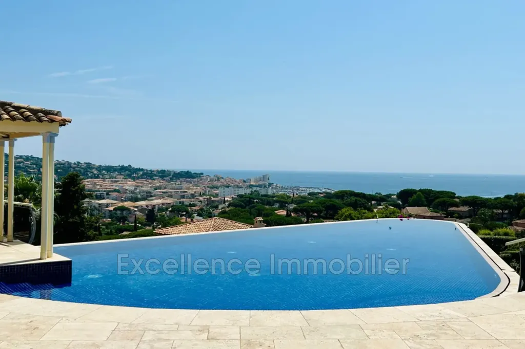 Piscine - Villa avec Vue Mer dans une Résidence Fermée à Sainte-Maxime