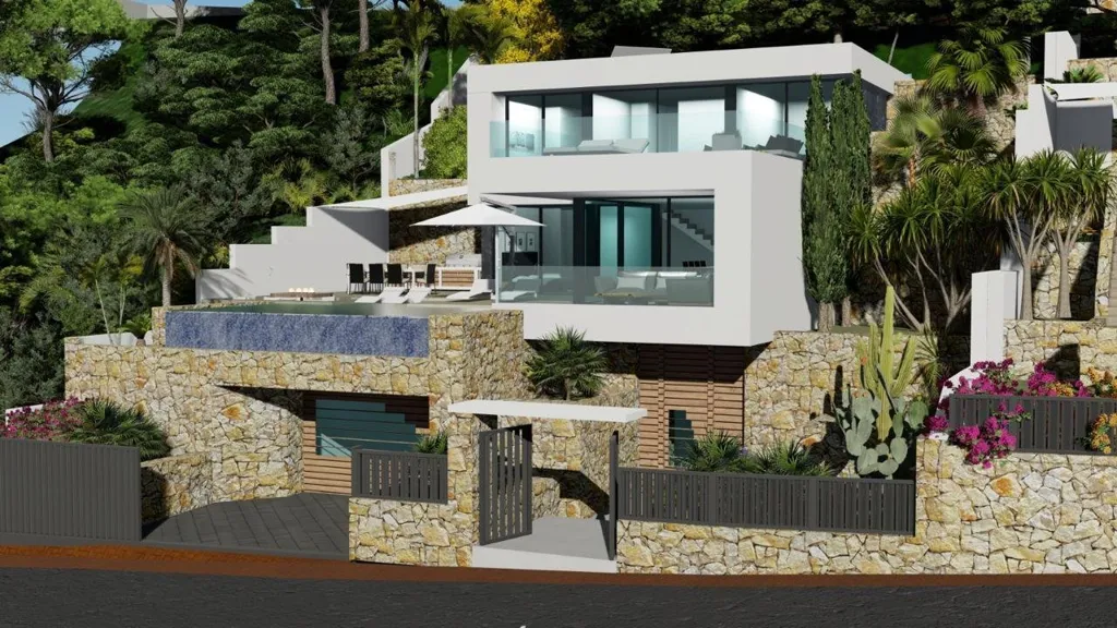 New Villa with Sea Views in Calpe