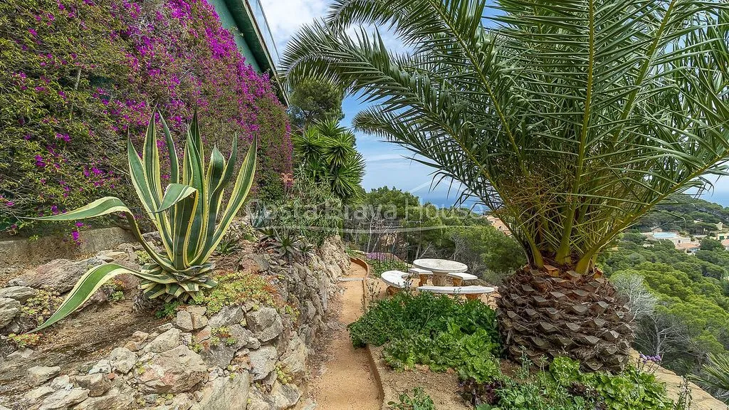 Terrasse - Villa with Pool and Sea Views in Sa Tuna