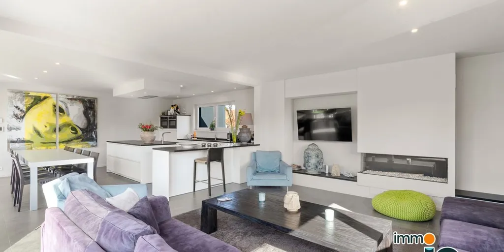Séjour - Maison avec Grand Jardin à Bredene, Proche de la Mer