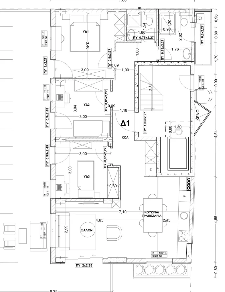 4-room apartment in Thessaloniki