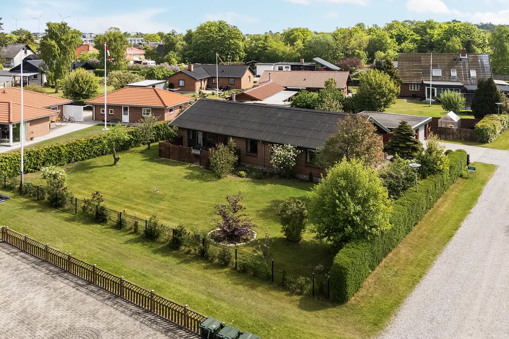 Vue aérienne - Etage Villa with Garden in Bønnerup Strand