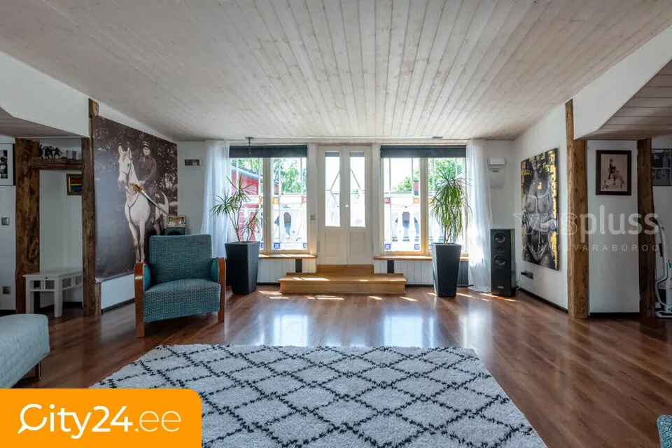Séjour - Attic Flat with Terrace in Tartu Centre