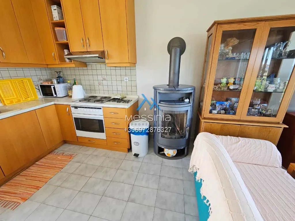 Cucina - Beachfront Villa with Sea View in Gargaro, Messinia