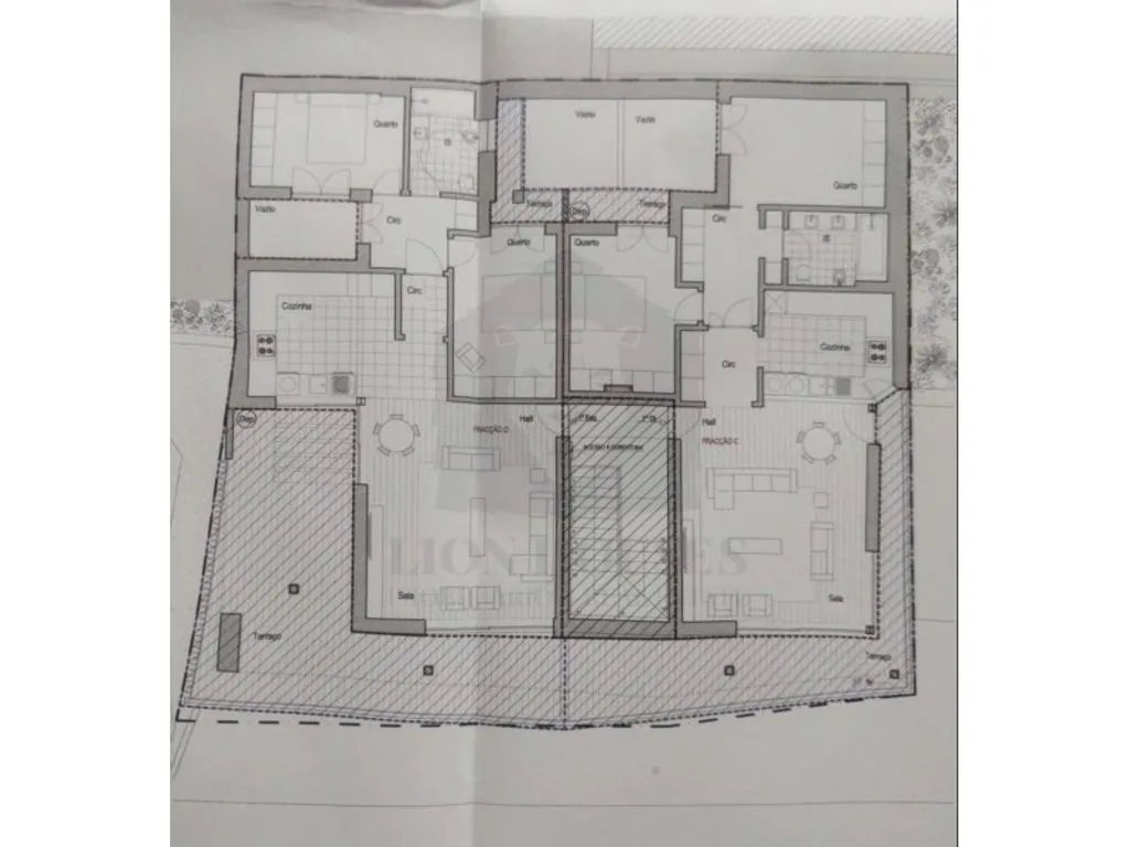 Planimetria - Luxury T2 Flat with Sea View in Sesimbra