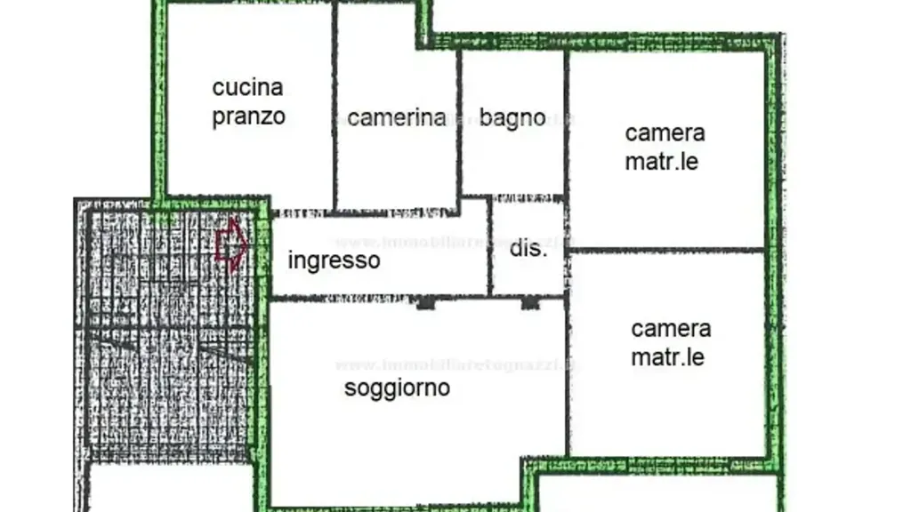 Plan - Apartment with Terraces near Certaldo