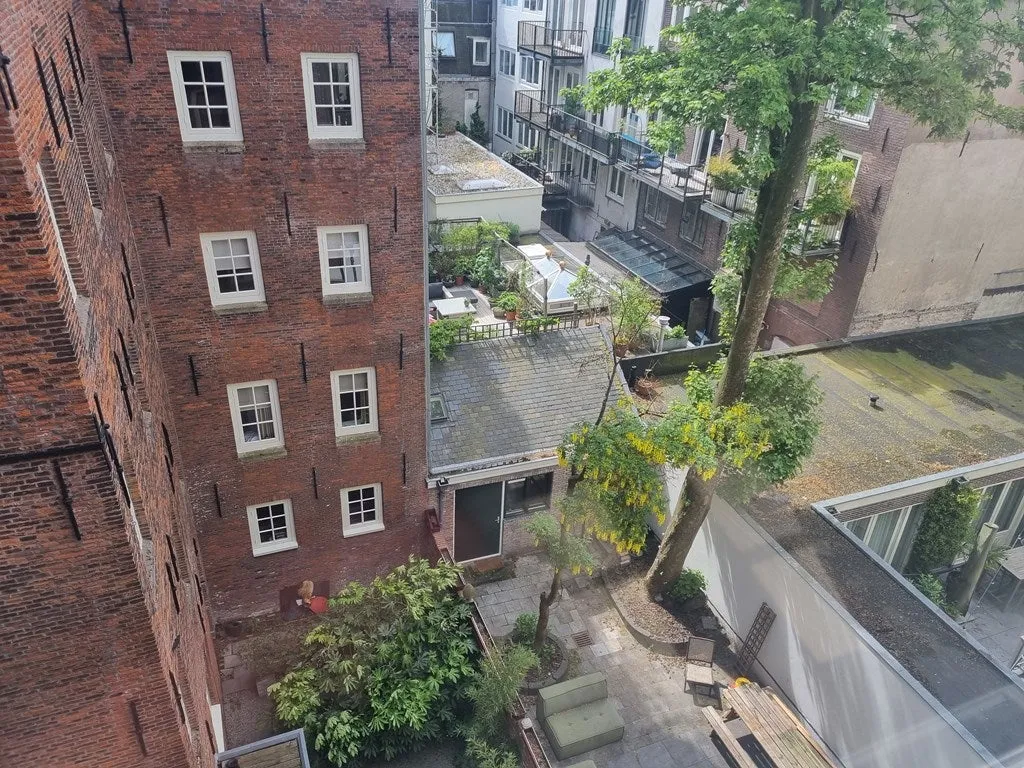 Garden - Split-Level Maisonette with Canal View in Jordaan