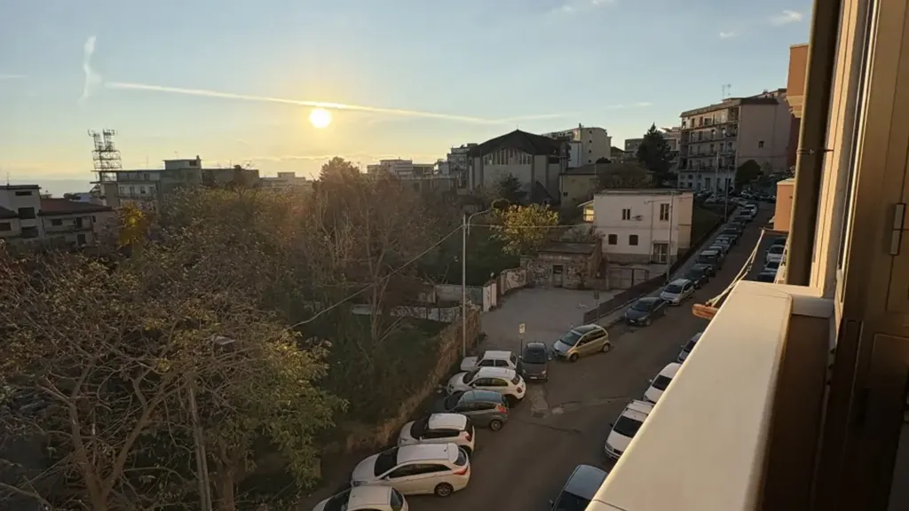 Balcony - Bright Trilocale with Sea View in Catanzaro