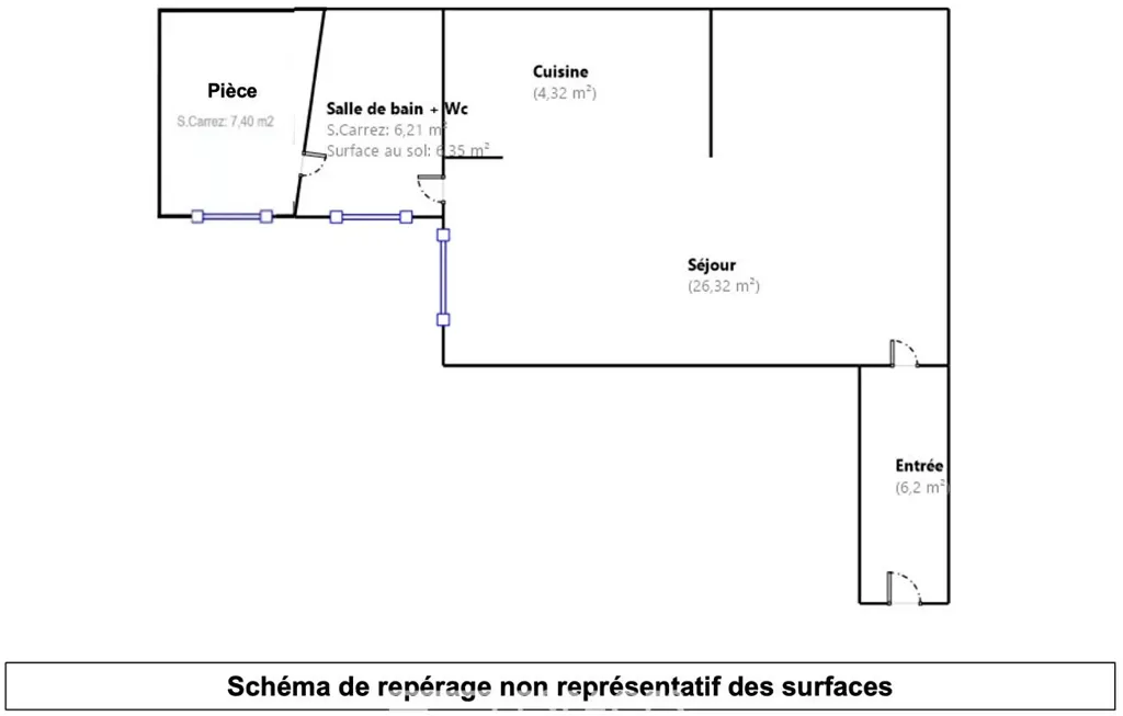 Plaan - Two-Bedroom Flat in Montorgueil