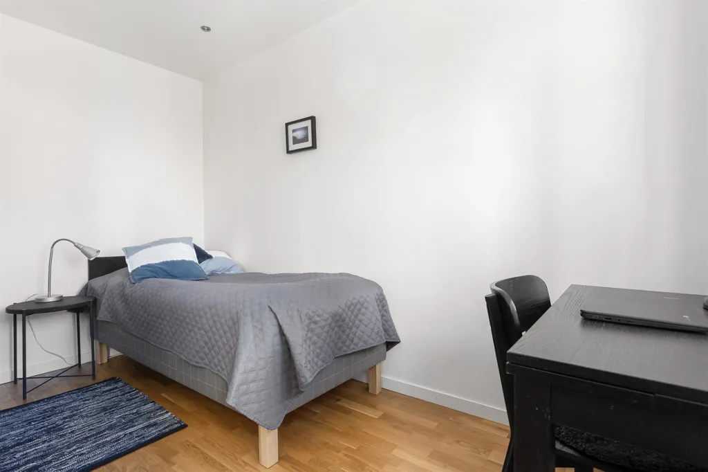 Camere da letto - Terrace Flat with South-West Balcony in Sundbyberg