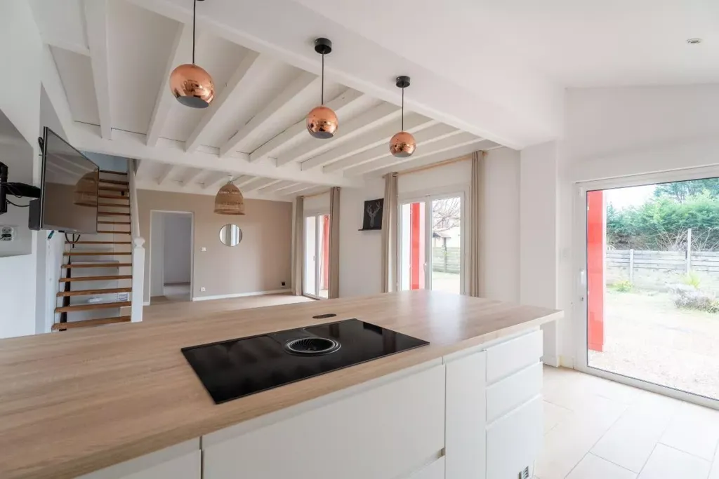 Cucina - Renovated Landais House with Pool in Sanguinet