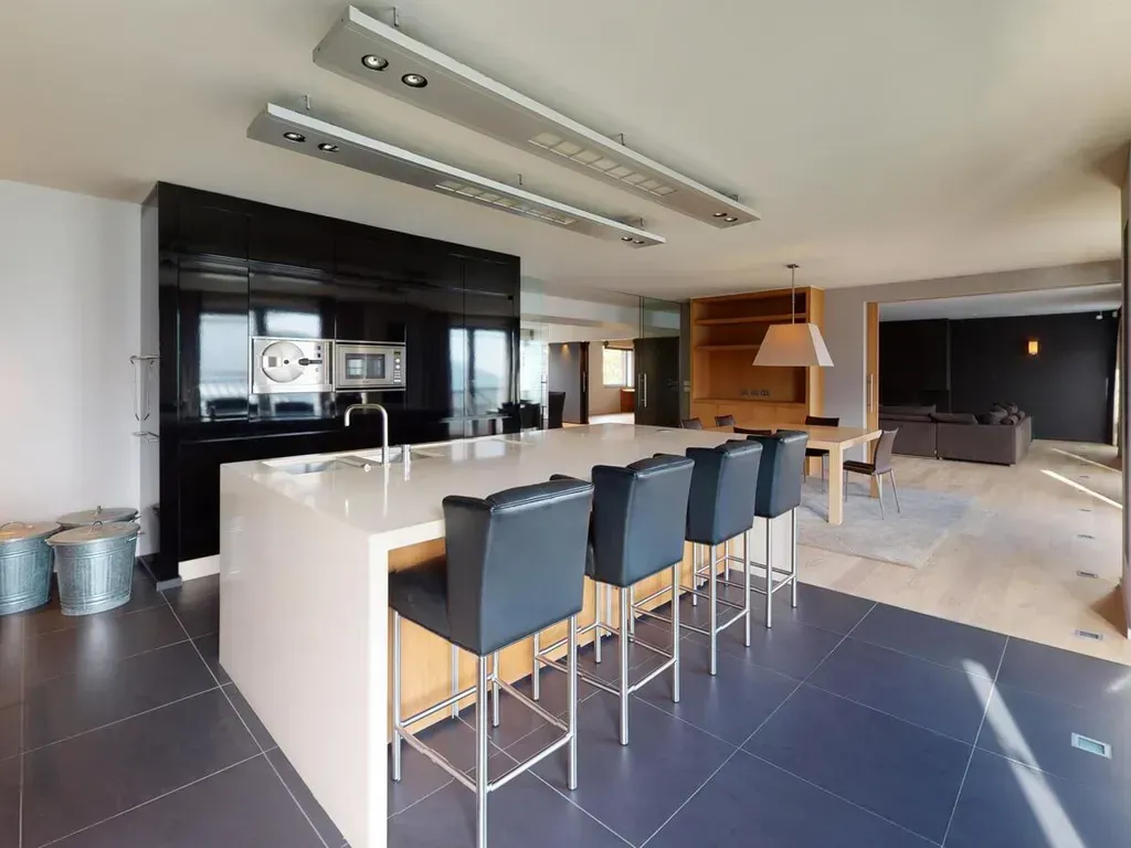 Köök - Spacious Apartment with Park View in Antwerp