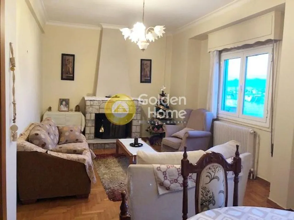 Living Room - Renovated Apartment with Acropolis View in Kallithea