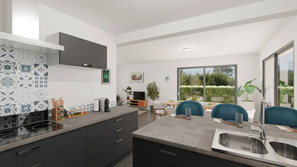 Maison Contemporaine à Étage à Échirolles