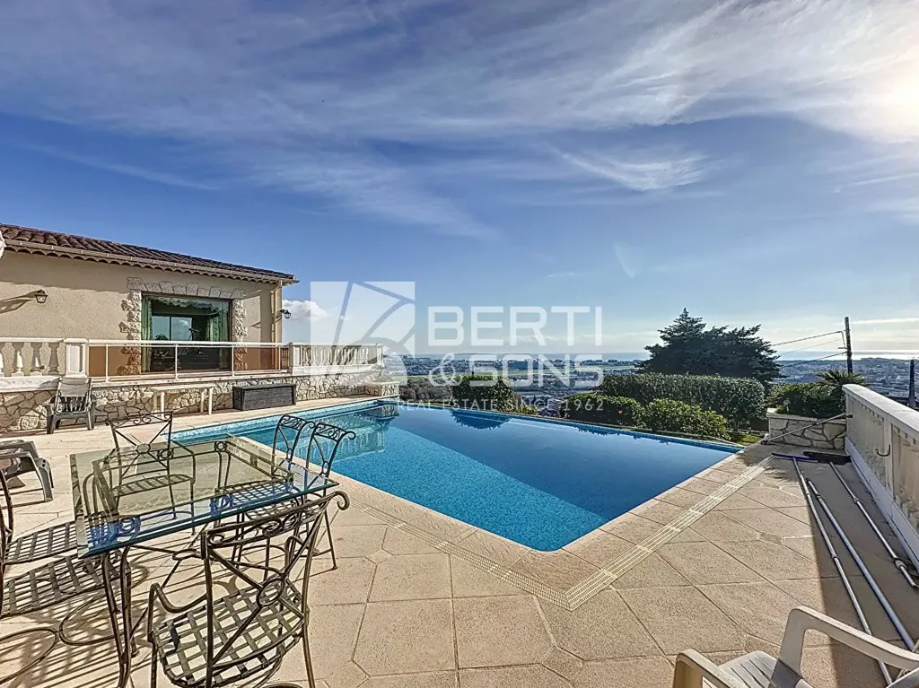Bassein - Villa with Panoramic Sea View in Mandelieu