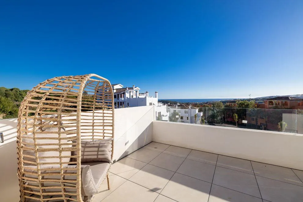 Balcon - Penthouse with Sea View in Casares