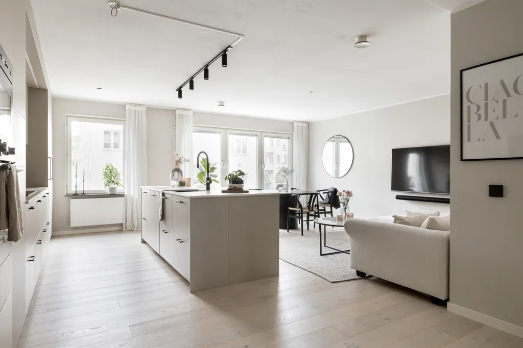 Kitchen - Modern Flat with Private Terrace in Torpa