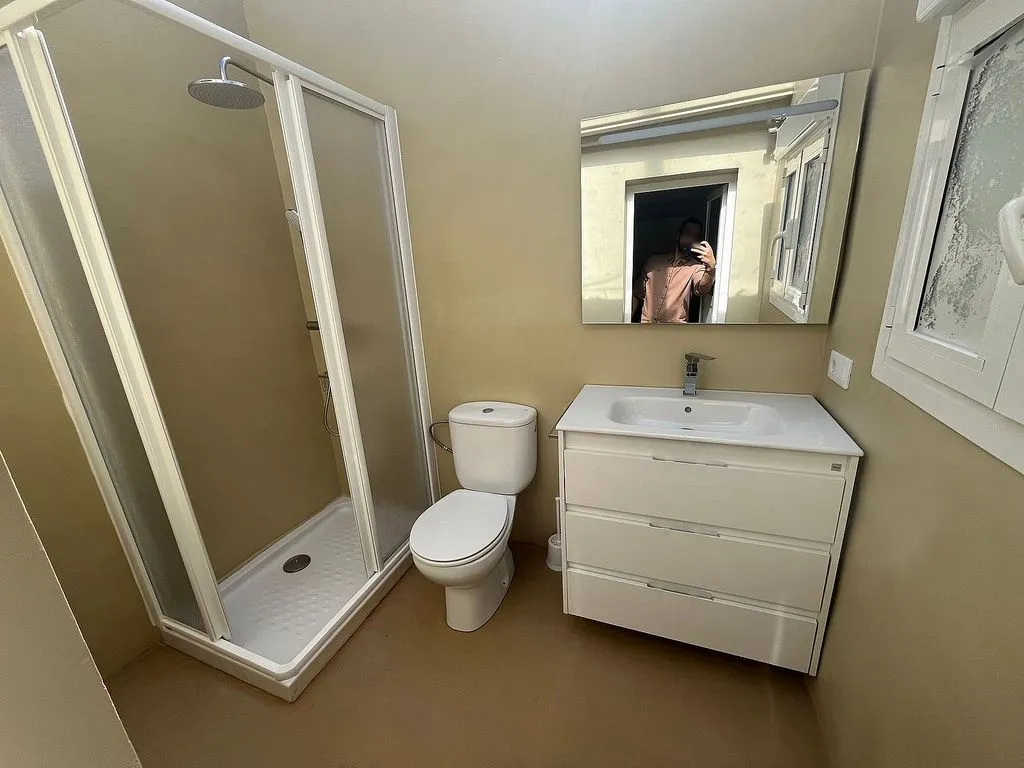 Salles de bain - Furnished Studio with Air Conditioning in Vva del Trabuco