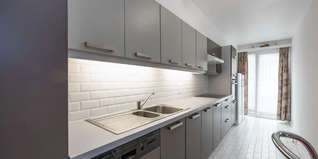 Kitchen - Bright Apartment with Central Location in Ostend