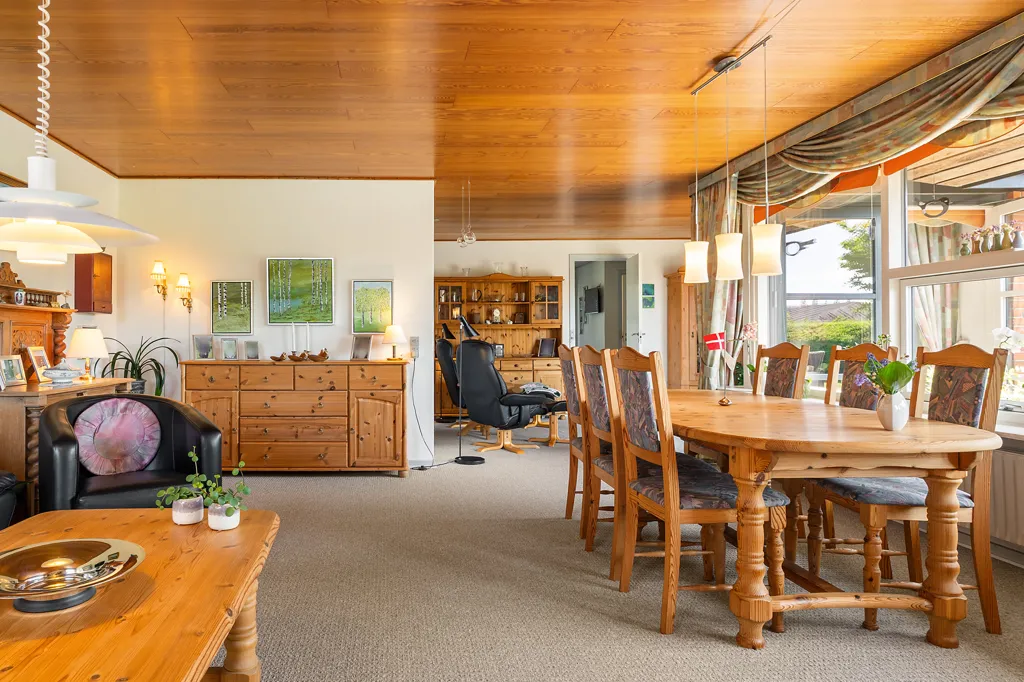 Dining Room - Fenced Villa with Garden in Vildbjerg