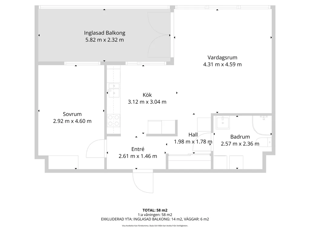 Planimetria - Luxury Flat with Byfjorden View in Uddevalla