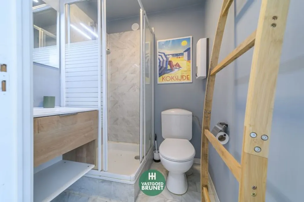 Salles de bain - Studio Rénové avec Vue sur la Nature à Koksijde