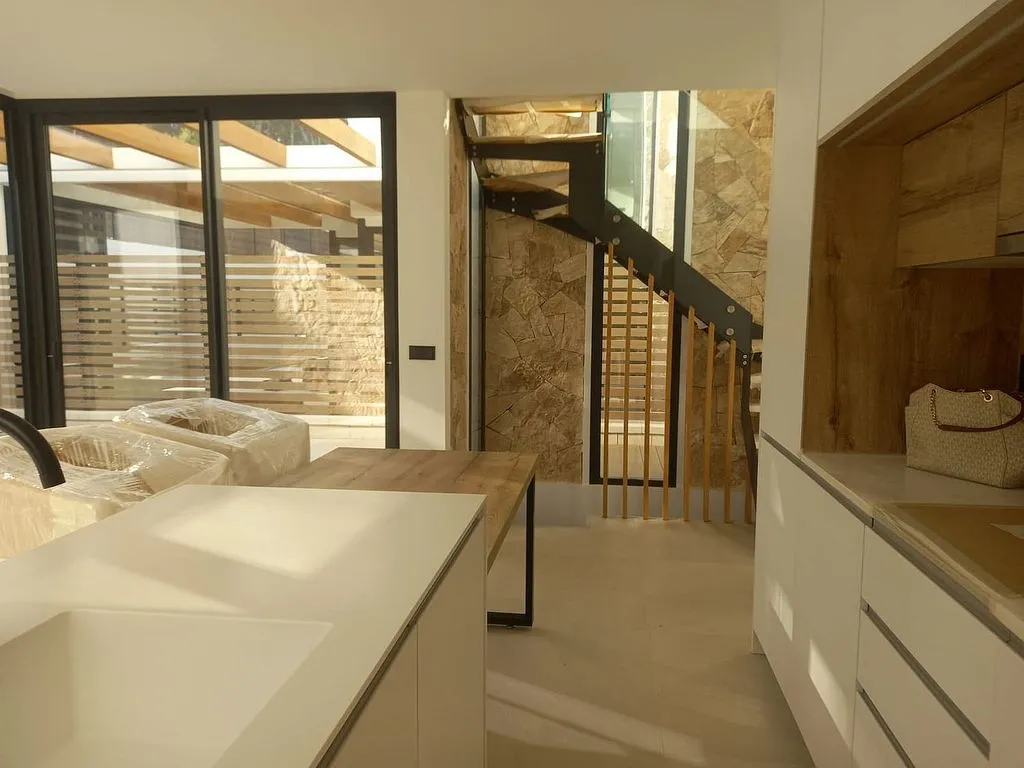 Köök - New Villa with Pool in Cala Tarida, Ibiza