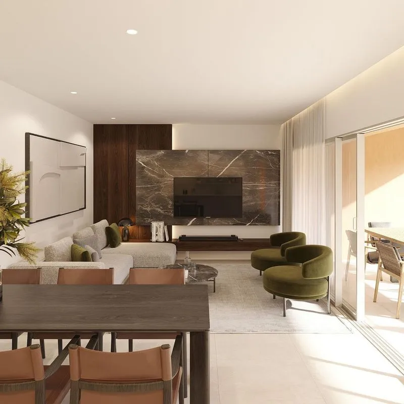 Söögituba - Duplex with Pool and Terrace in Los Balcones, Torrevieja