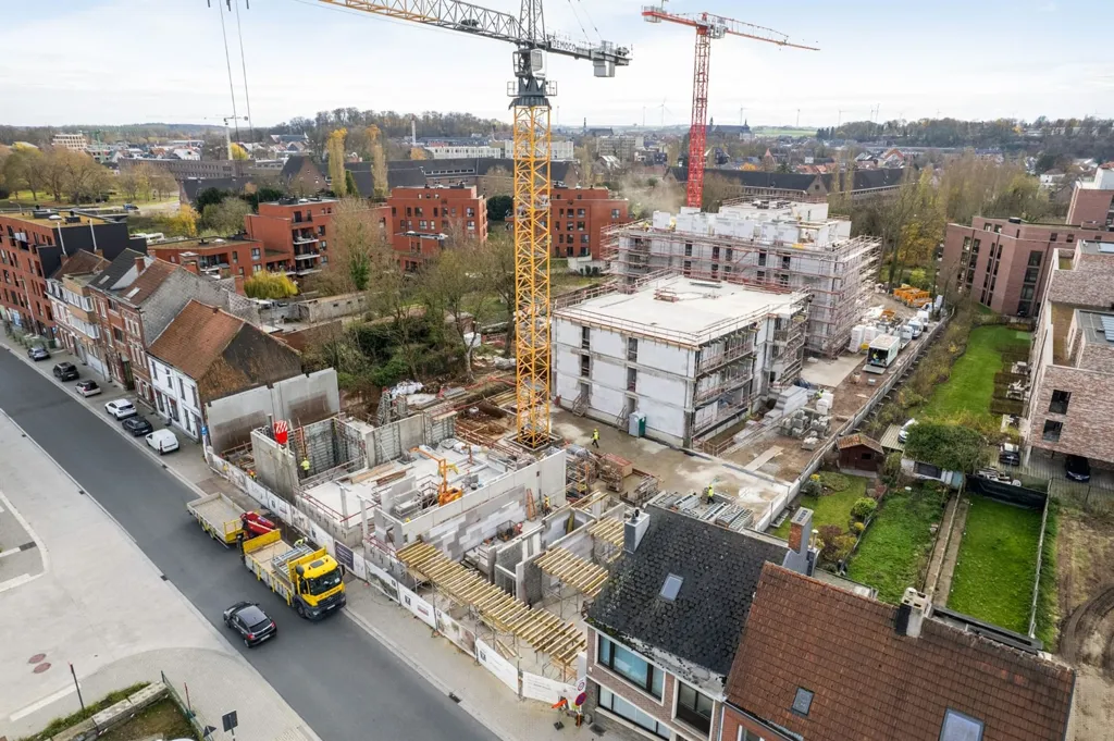 Õhuvaade - Newly Built Apartment with Terrace in Diest