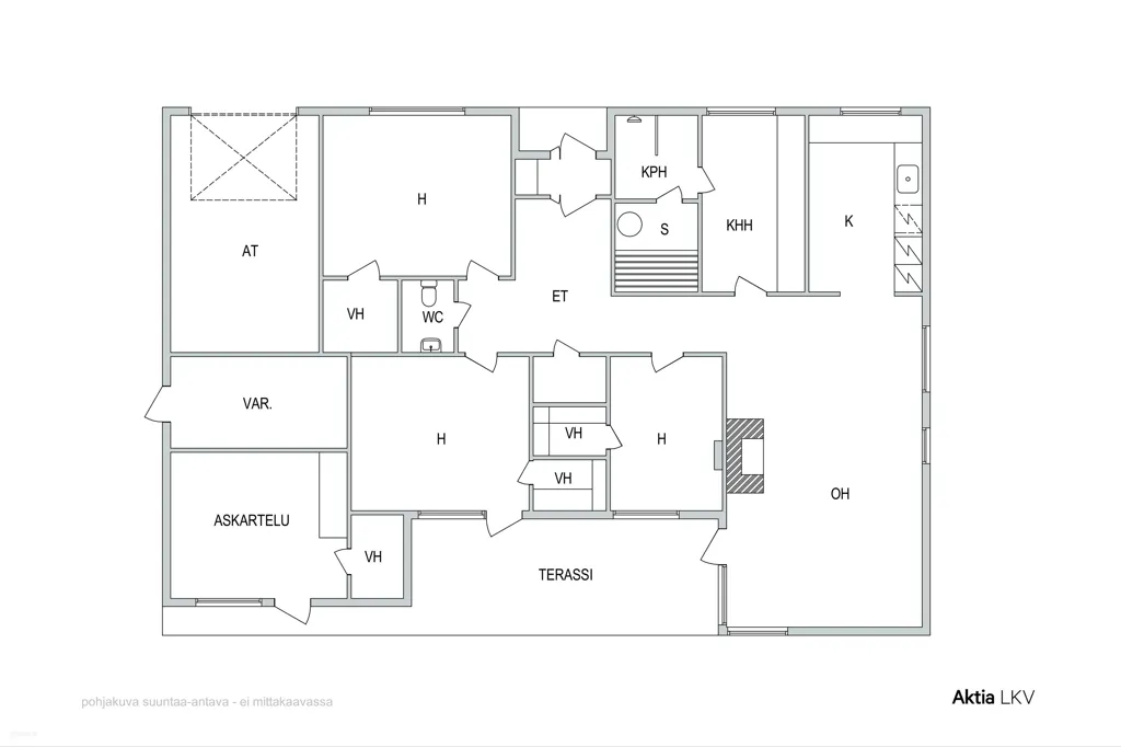 Plan - 1970s Brick Cottage with Garden in Karjaa