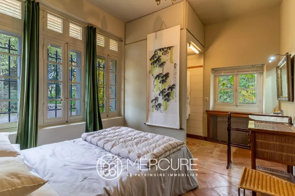 Camere da letto - 19th-Century Manor with Pool near Albi