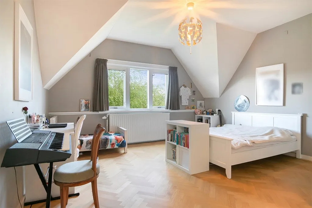 Chambres - Character Villa with Park View in Kralingen