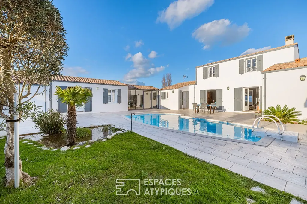 Bassein - Villa with Sea View and Pool in Saint-Denis d'Oléron